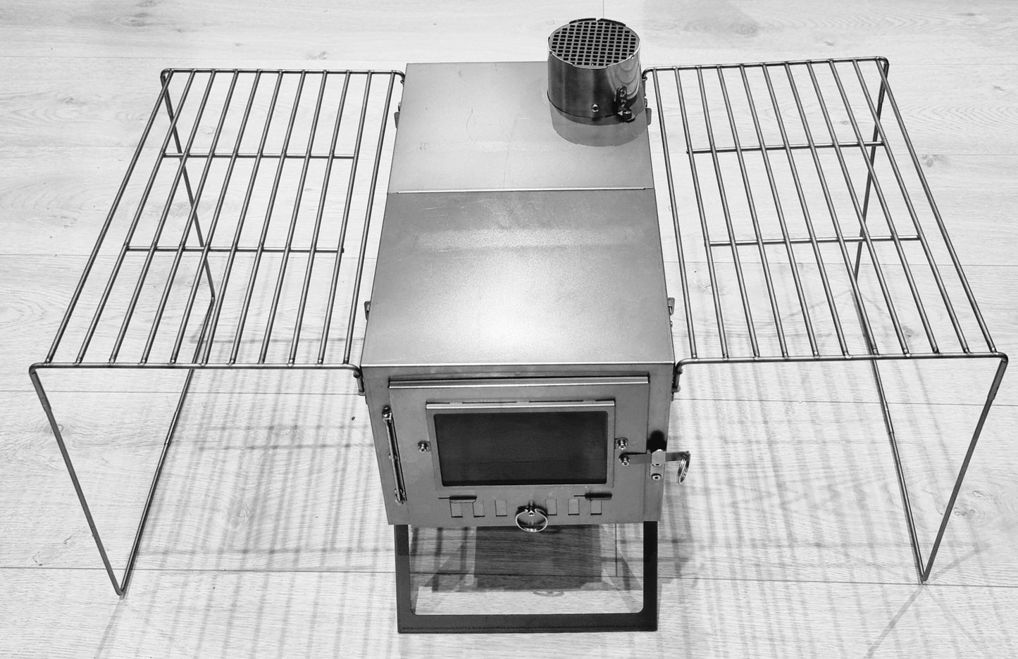 NORTENT Ultralight Titanium Tent Stove Exclusive Side Shelf & Grill