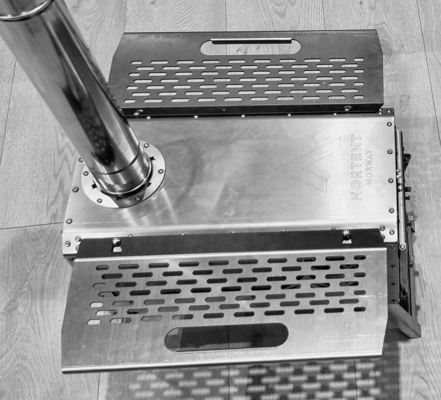 NORTENT Stainless Steel Stove Exclusive Chimney