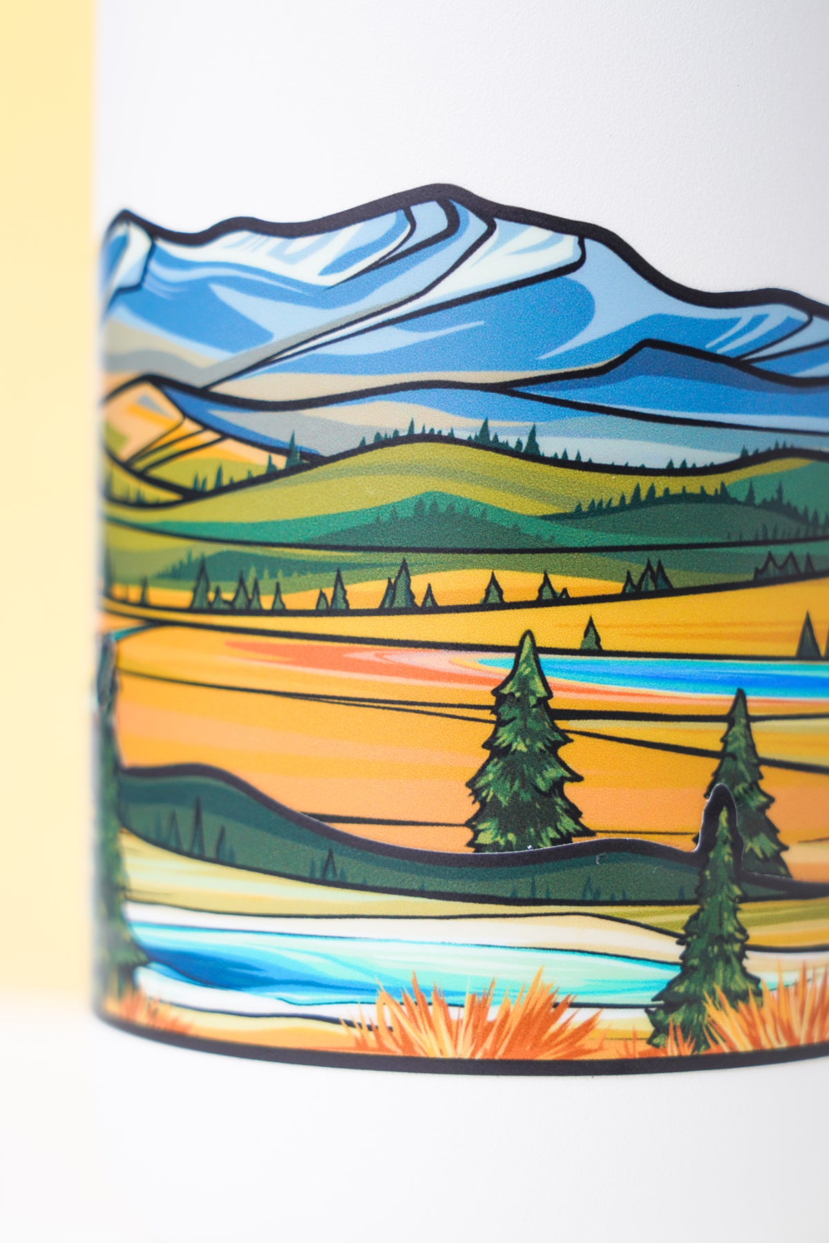 Hydrascape Stickers Yellowstone National Park Infinity Sticker