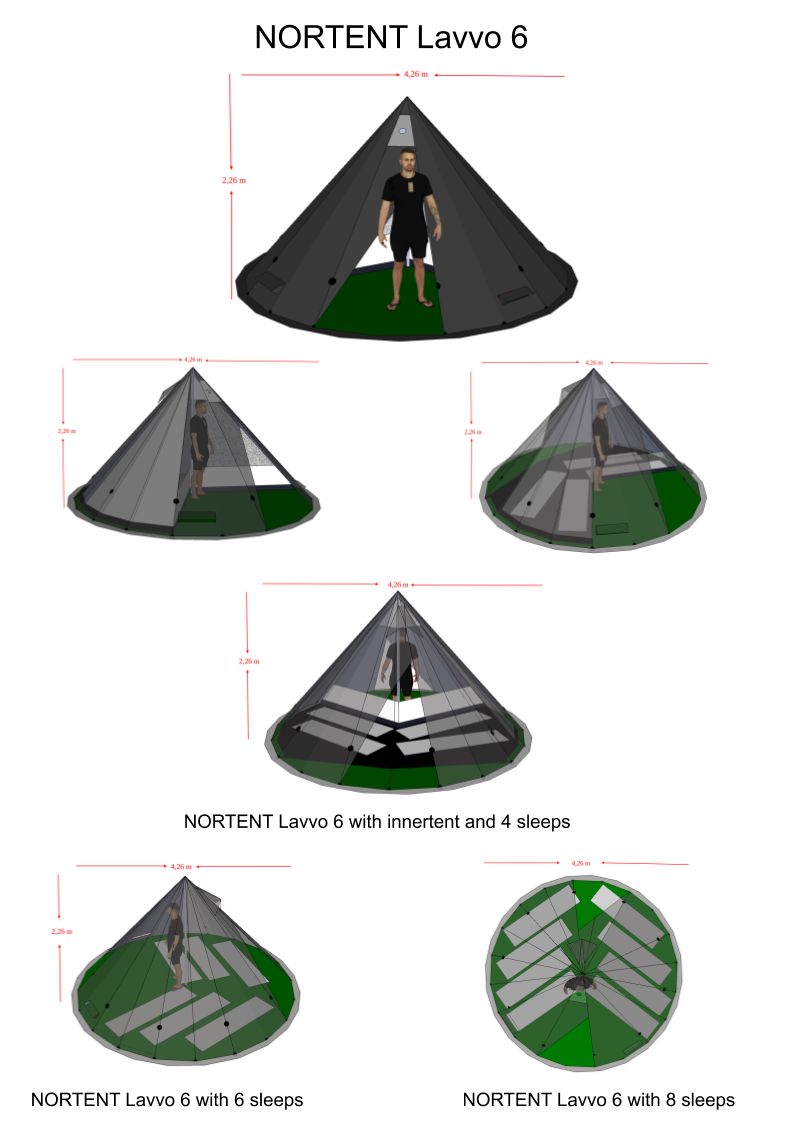 NORTENT Lavvo6 Inner tent