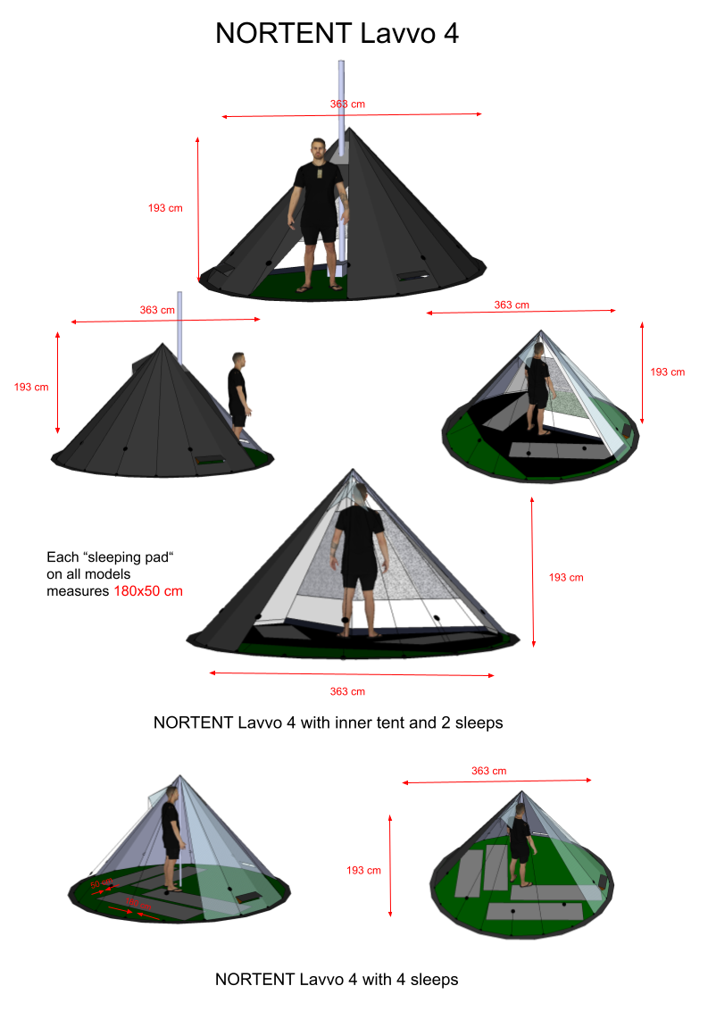 NORTENT Lavvo4 Floor