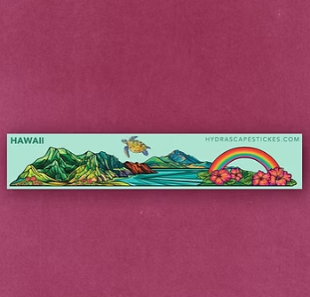 Hydrascape Stickers Hawaii Miniscape Sticker