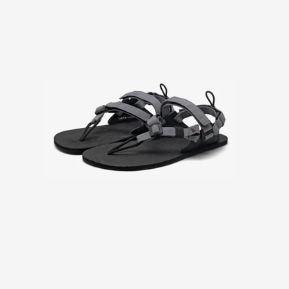PYOPPFLEDGE　Jejak Lite Barefoot Flip Flops  (Glay On Black)
