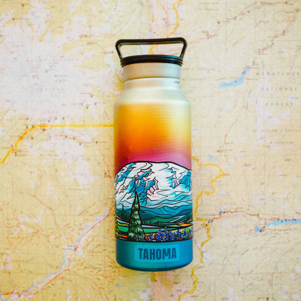 Hydrascape Stickers　Mount Rainier National Park Infinity Sticker