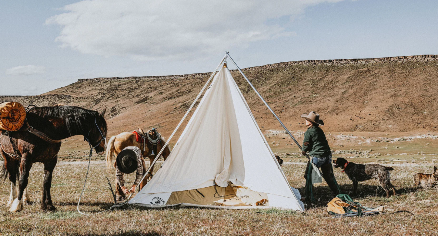 ELLIS CANVAS TENT The Prairie Tent 10ftx10ft -Removable floor