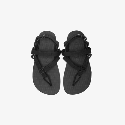 PYOPPFLEDGE　Jejak Lite Barefoot Flip Flops  (Black On Black)
