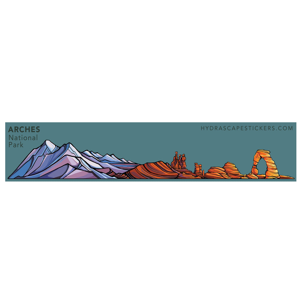 Hydrascape Stickers Arches Nationla Park Miniscape Sticker – Ablaze
