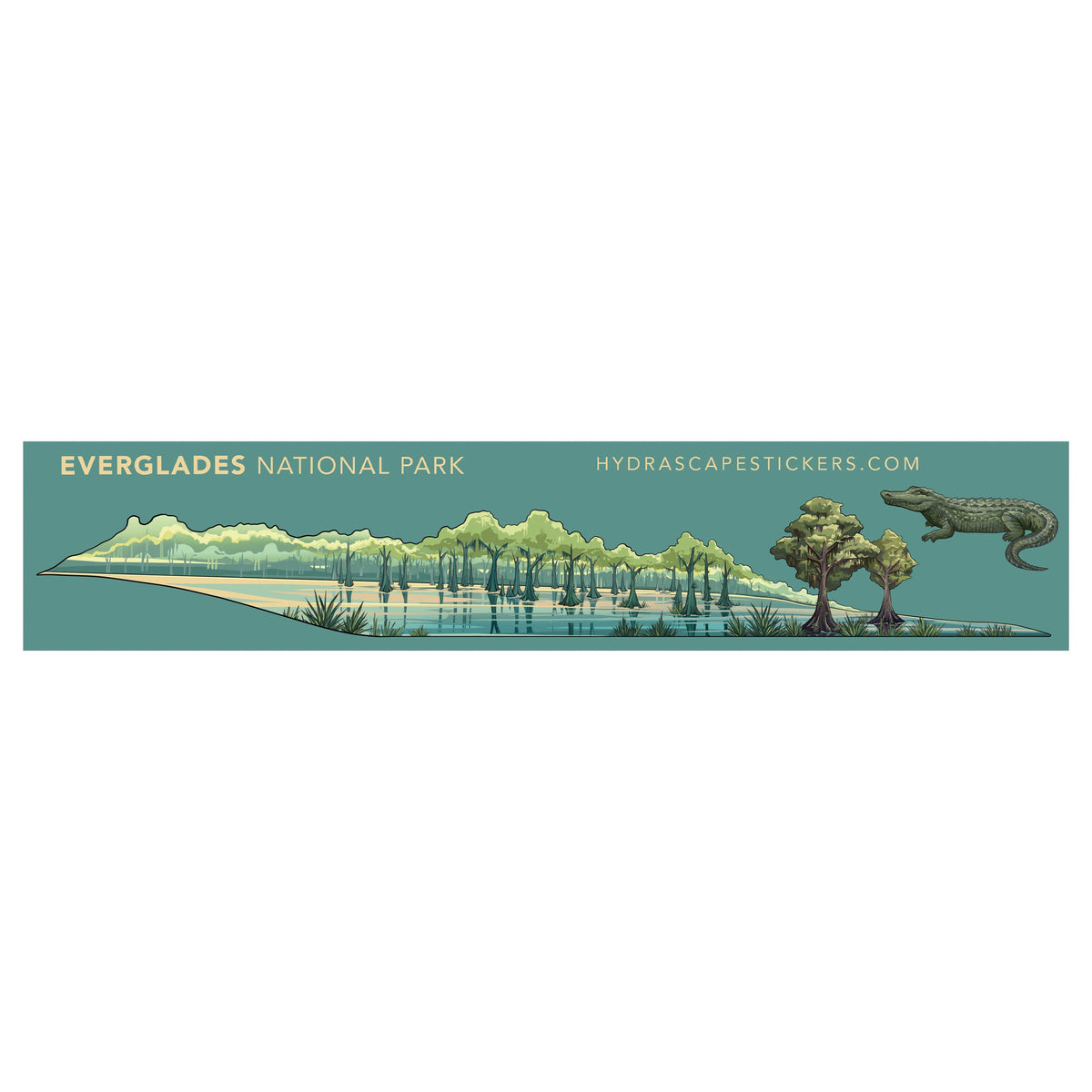 Hydrascape Stickers Everglades National Park Miniscape Sticker – Ablaze