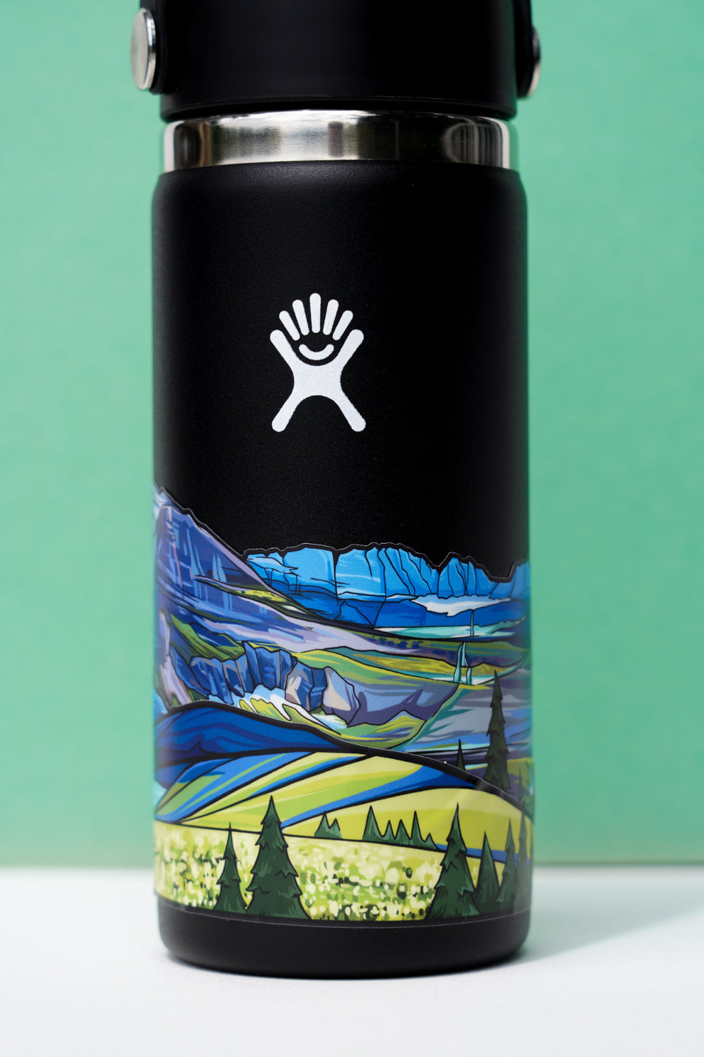 Hydrascape Stickers Glacier National Park Infinity Sticker – Ablaze