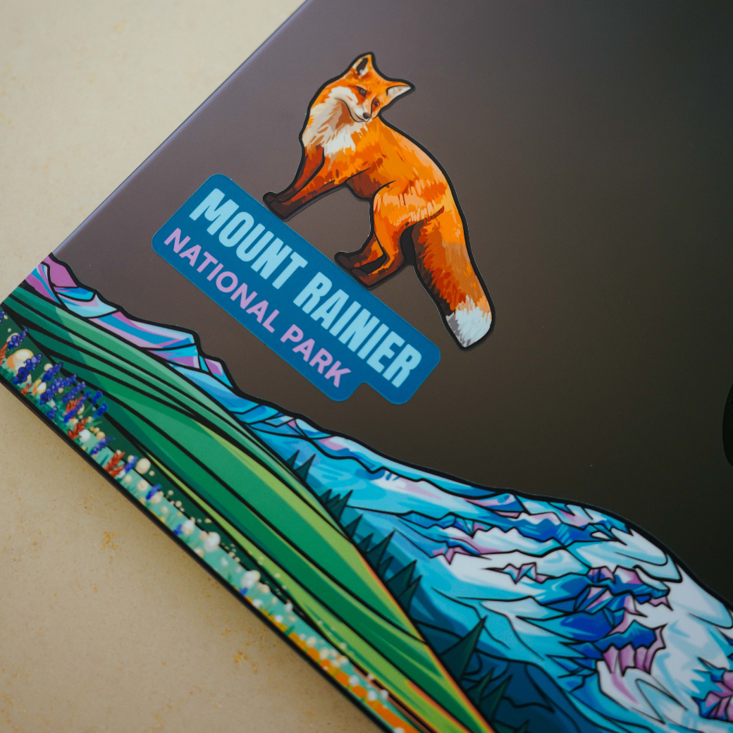 Hydrascape Stickers　Mount Rainier National Park Infinity Sticker