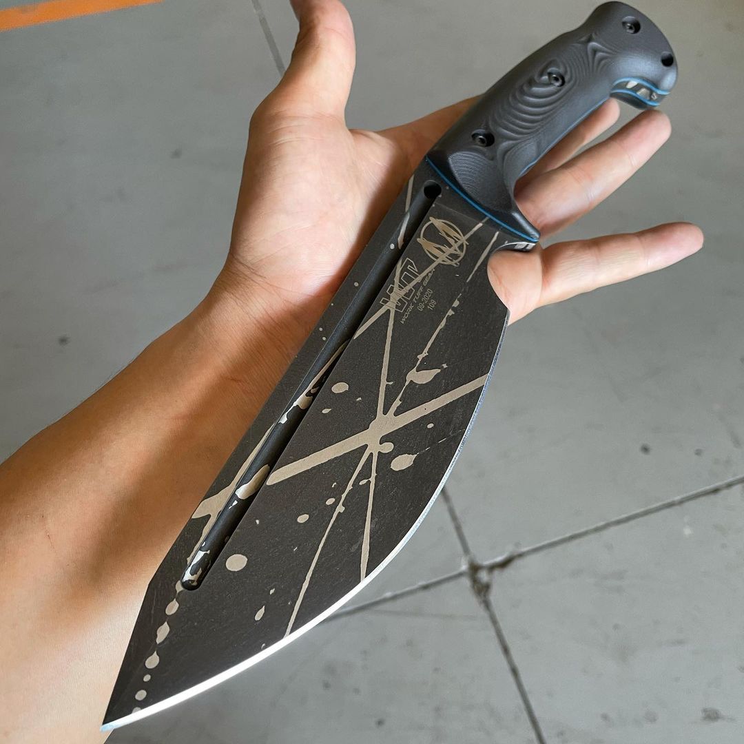 WTG Nomad Field Knife Splatter