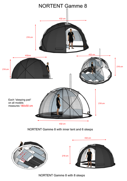 NORTENT Gamme8 ARCTIC / EXTREME Floor 