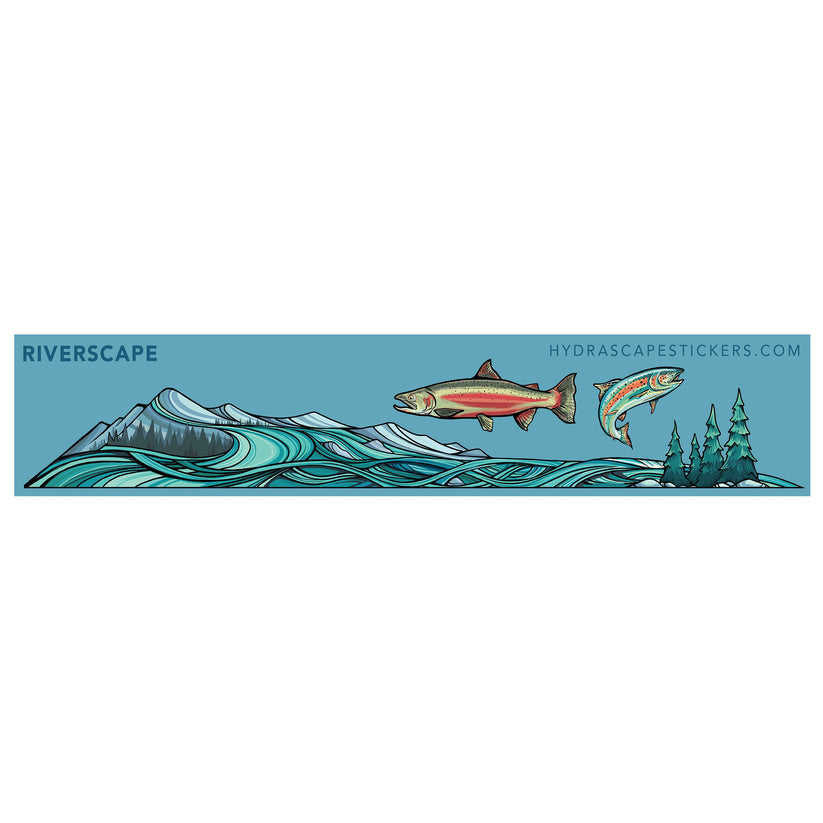 Hydrascape Stickers Riverscape Miniscape Sticker – Ablaze