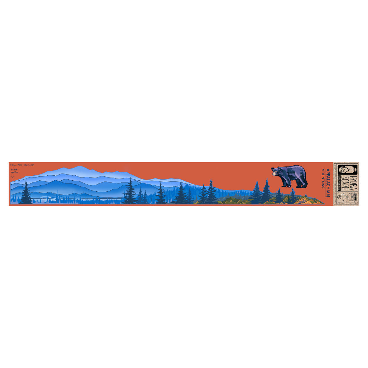 Infinity Sticker Hydrascape Stickers Appalachian Mountains Infinity Sticker – Ablaze