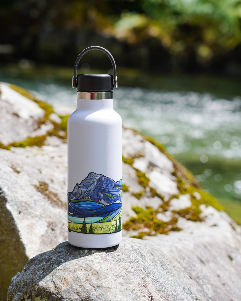 Hydrascape Stickers Glacier National Park Infinity Sticker – Ablaze